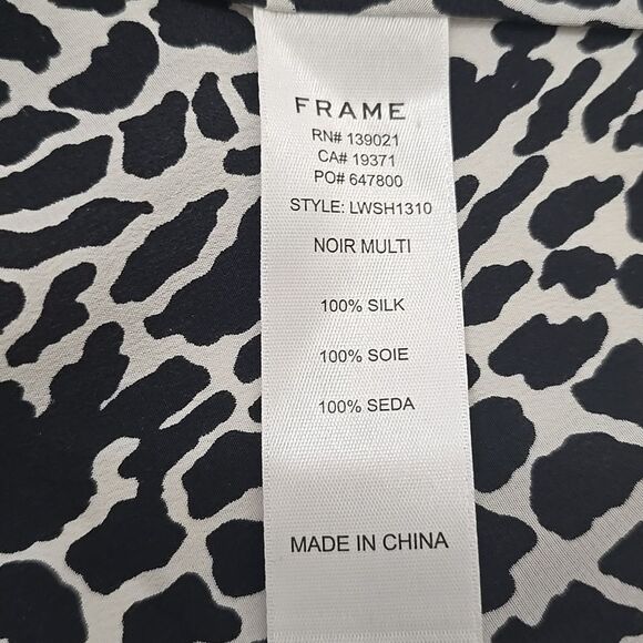 FRAME Cheetah print silk camisole - EXCELLENT condition Size S/P - Picture 6 of 7